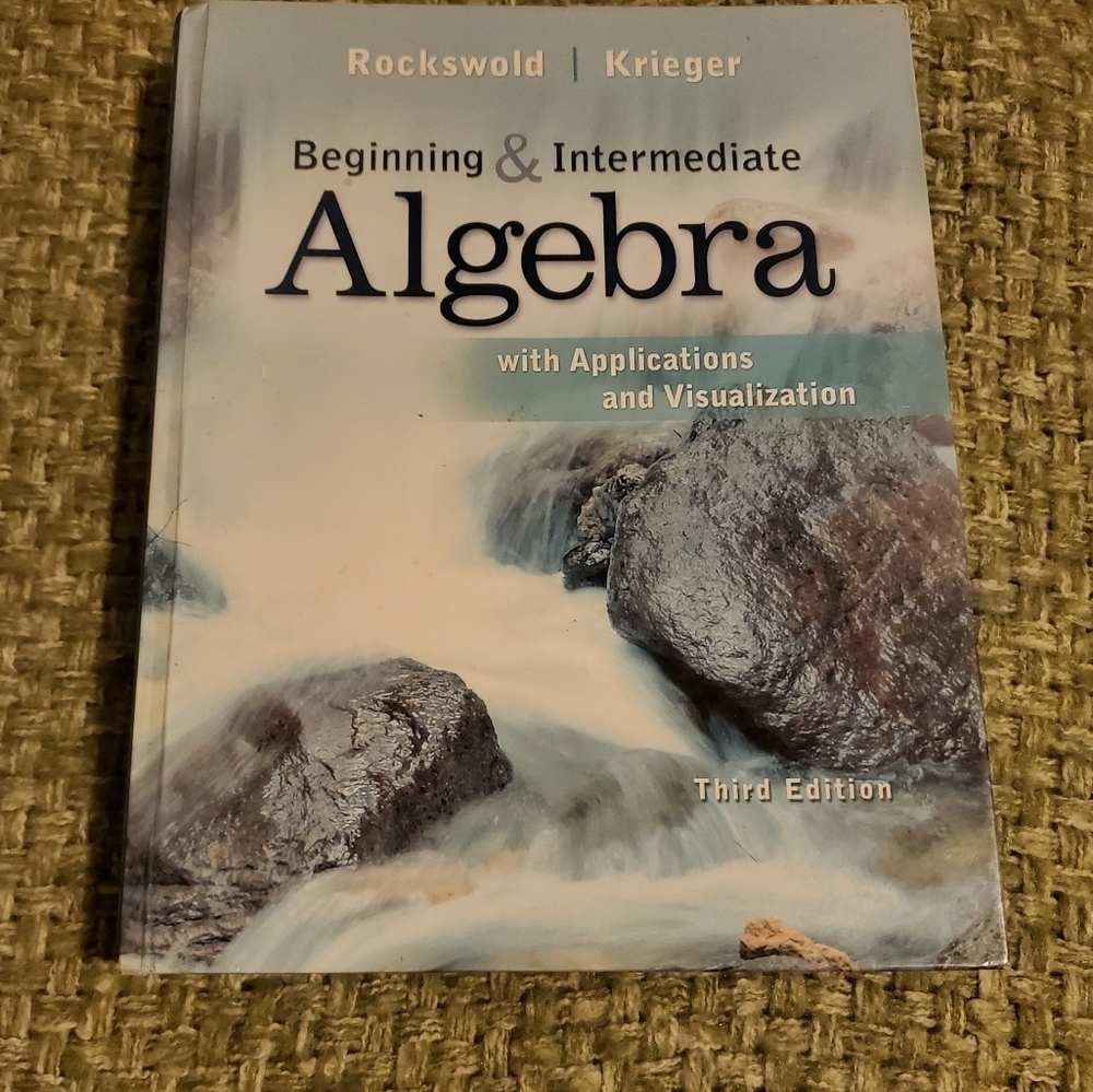 PEARSON Beginner and Intermediate Third Editiob  Algebra  Book